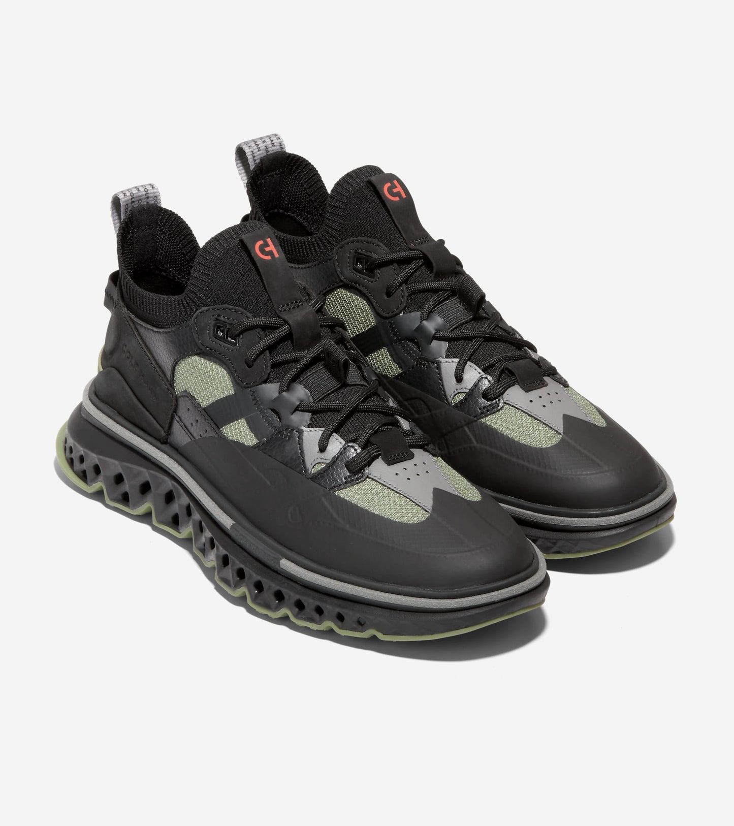 C36847:BLACK/OIL GREEN/BURNT OCHRE