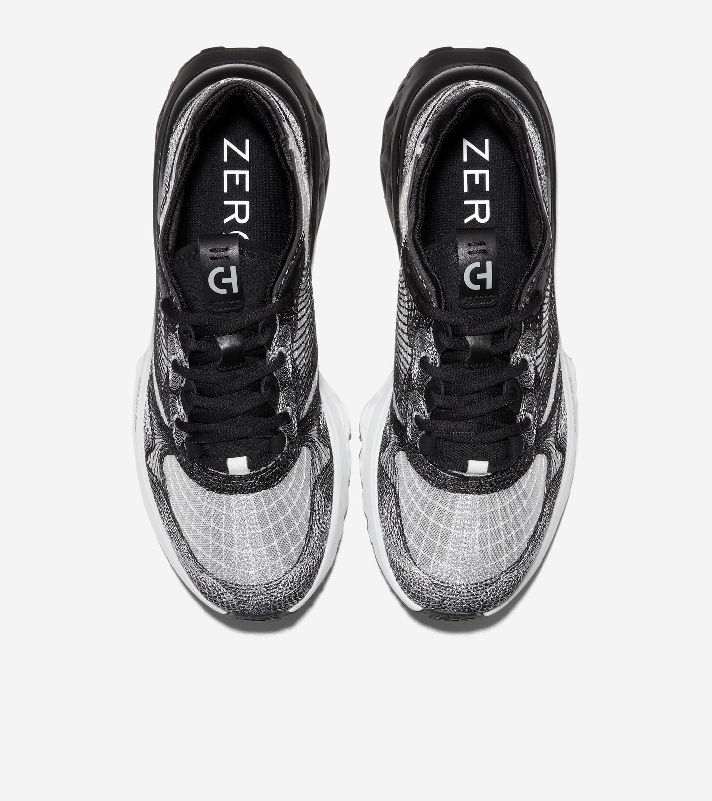 C37360:BLACK/GRAY PINSTRIPE/OPTIC WHITE Tenis Men's 5.ZERØGRAND Embrostitch Running Shoe | Cole Haan Colombia
