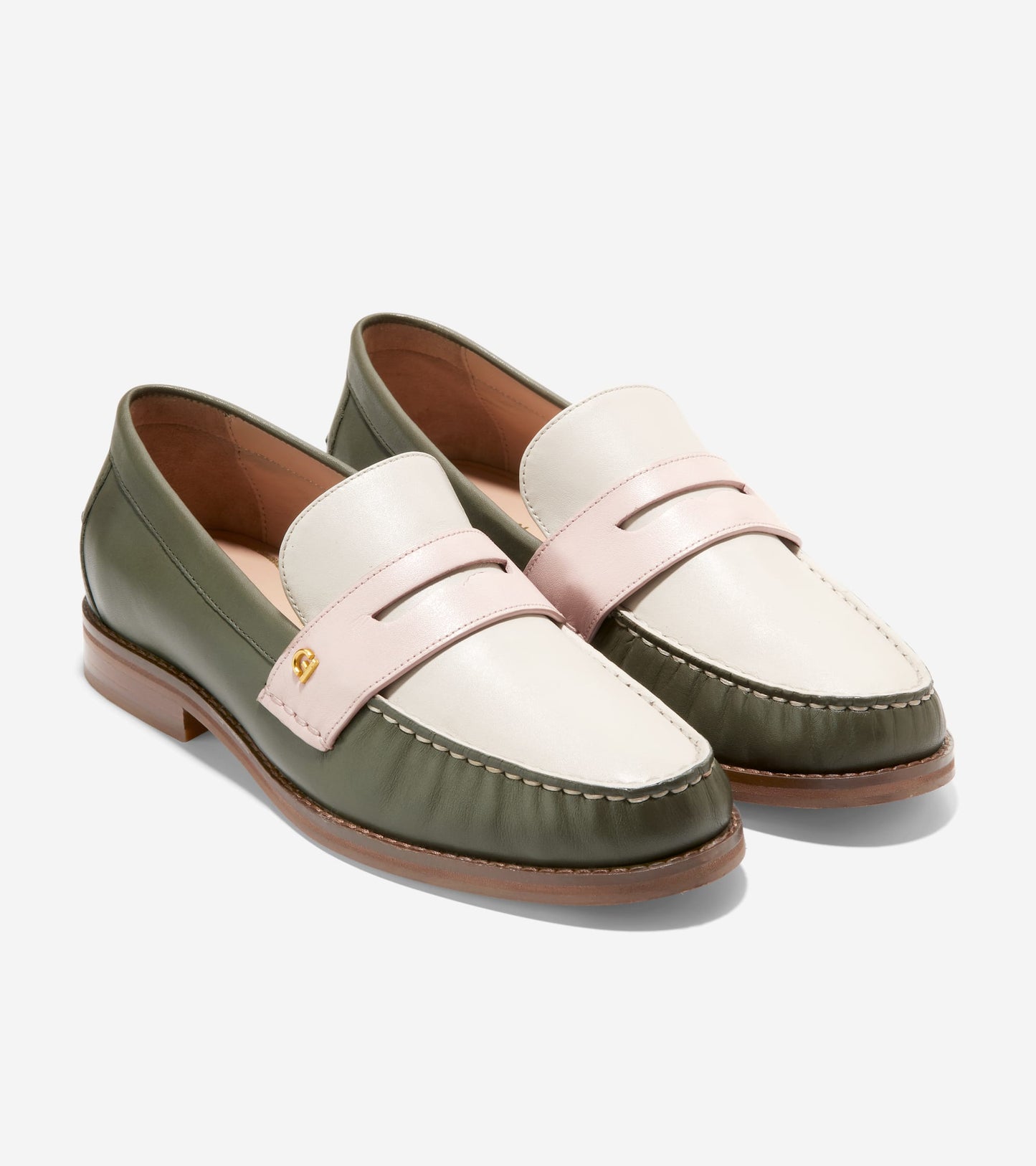 W28474:TEA LEAF/EGRET/ROSEWATER LTR