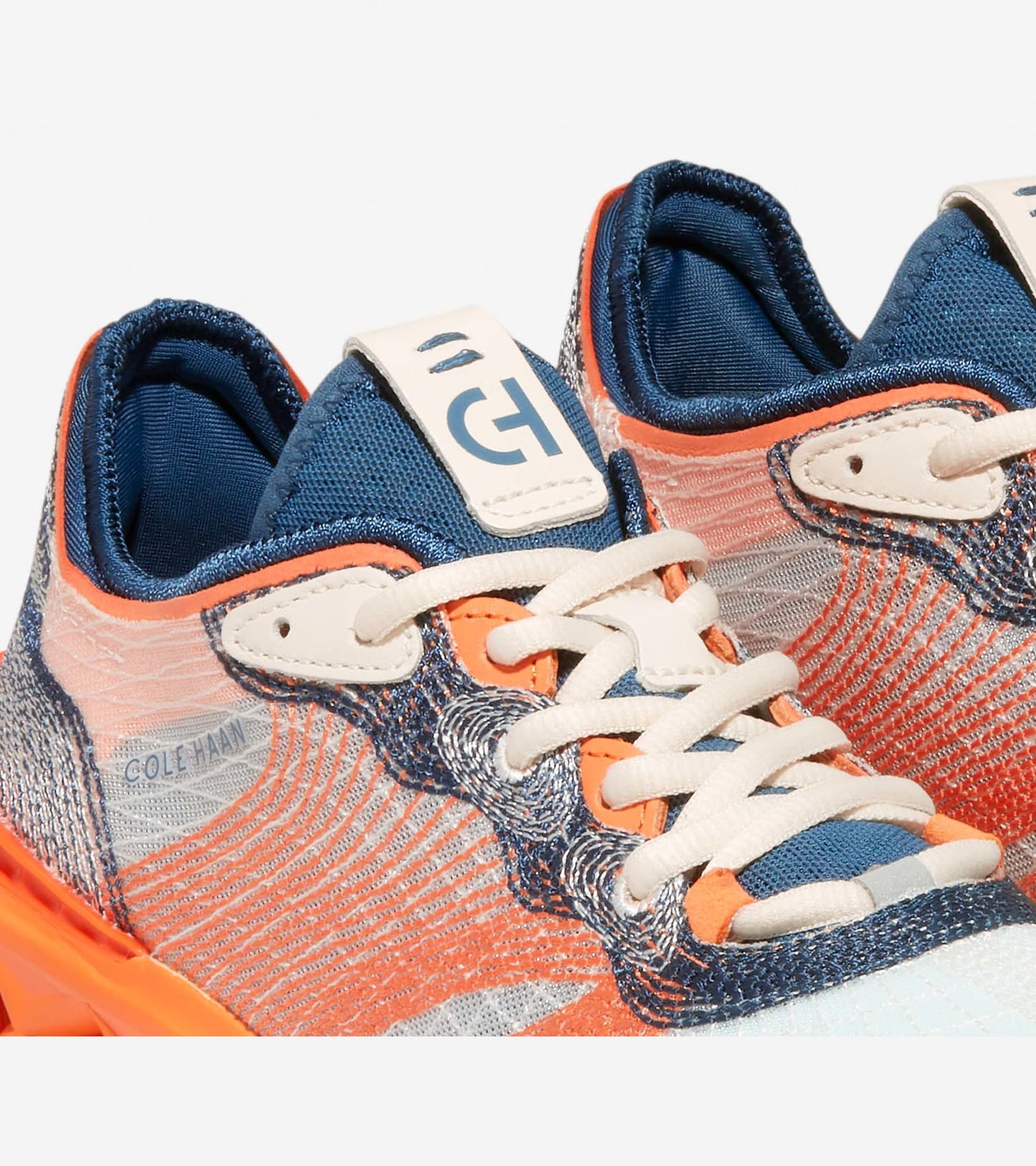 C37355:ENSIGN BLUE/NECTARINE/IVORY Zapato Men's 5.ZERØGRAND Embrostitch Running | Cole Haan Colombia