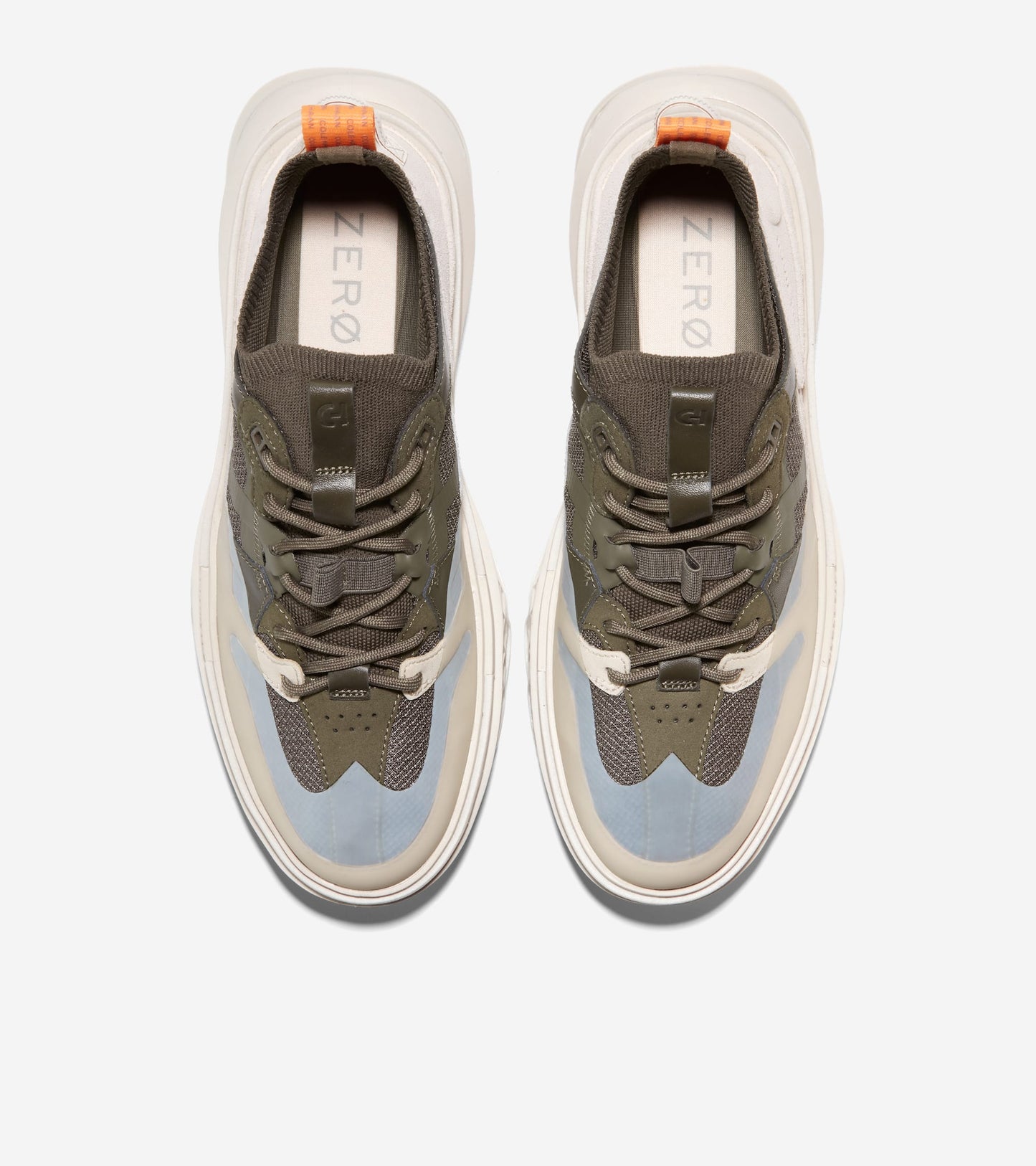 C37394:SILVER BIRCH/CH DEEP OLIVE/TEA LEAF/TANGERINE Hombre 5.ZERØGRAND WRK Sneaker | Cole Haan Colombia