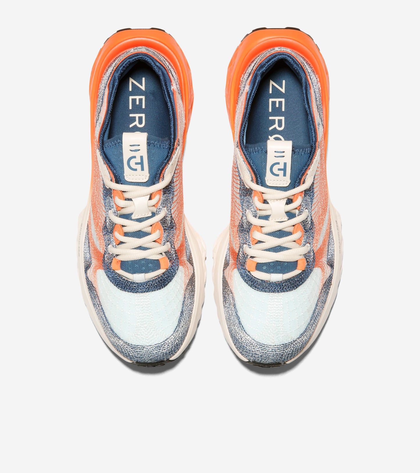C37355:ENSIGN BLUE/NECTARINE/IVORY Zapato Men's 5.ZERØGRAND Embrostitch Running | Cole Haan Colombia