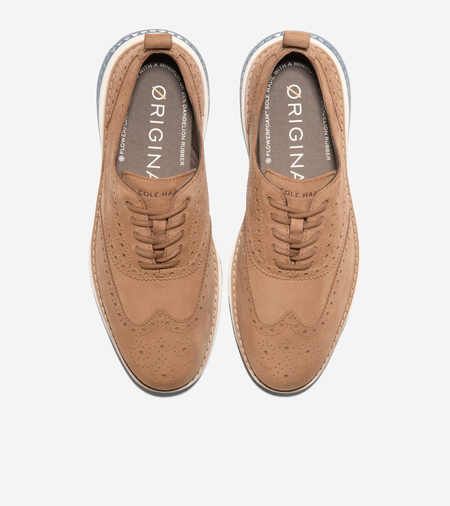 C41644:GOLDEN TOFFEE NUBUCK/ CHINA BLUE/IVORY