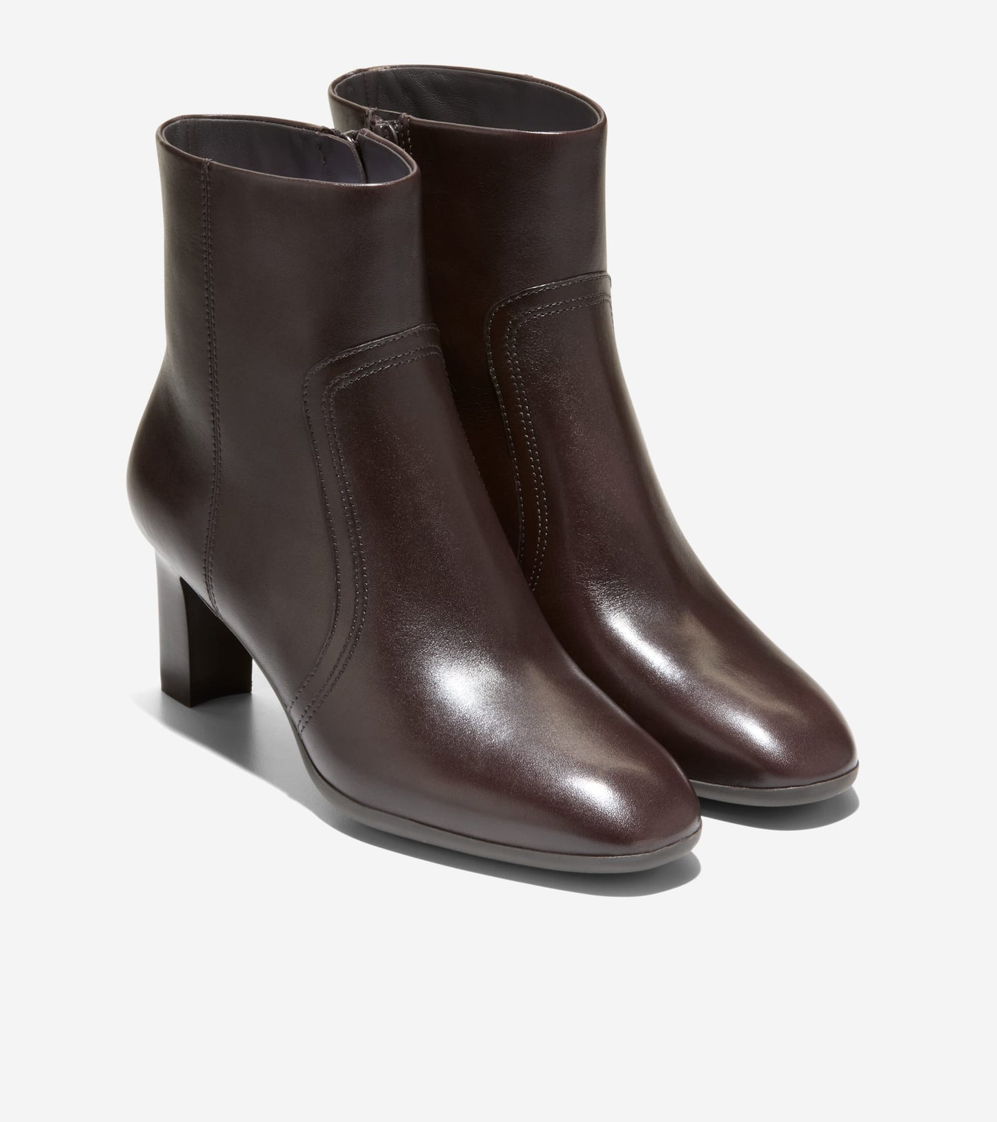 W35187:CH DK CHOCOLATE LTHR/ DK BROWN STACK