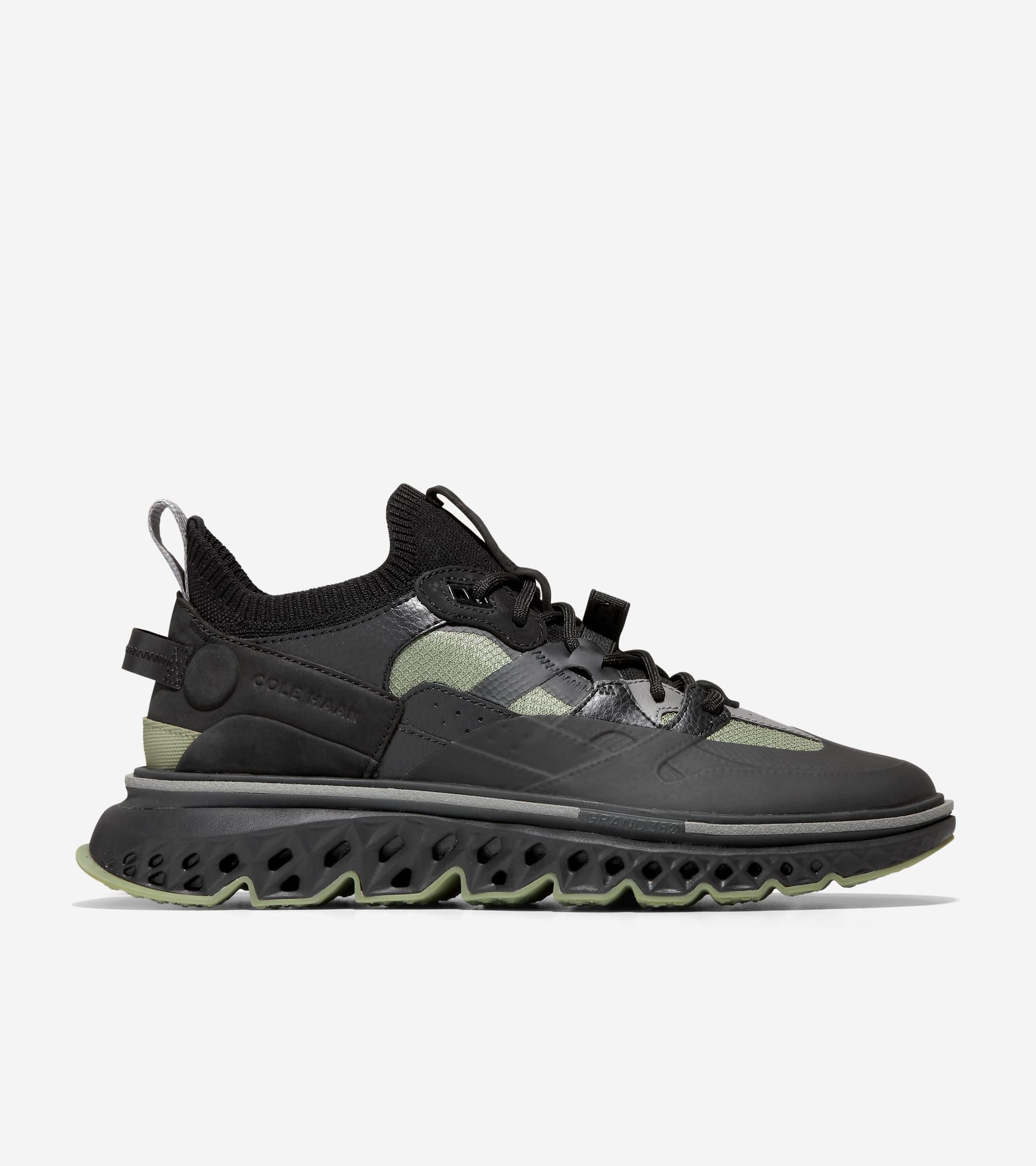C36847:BLACK/OIL GREEN/BURNT OCHRE
