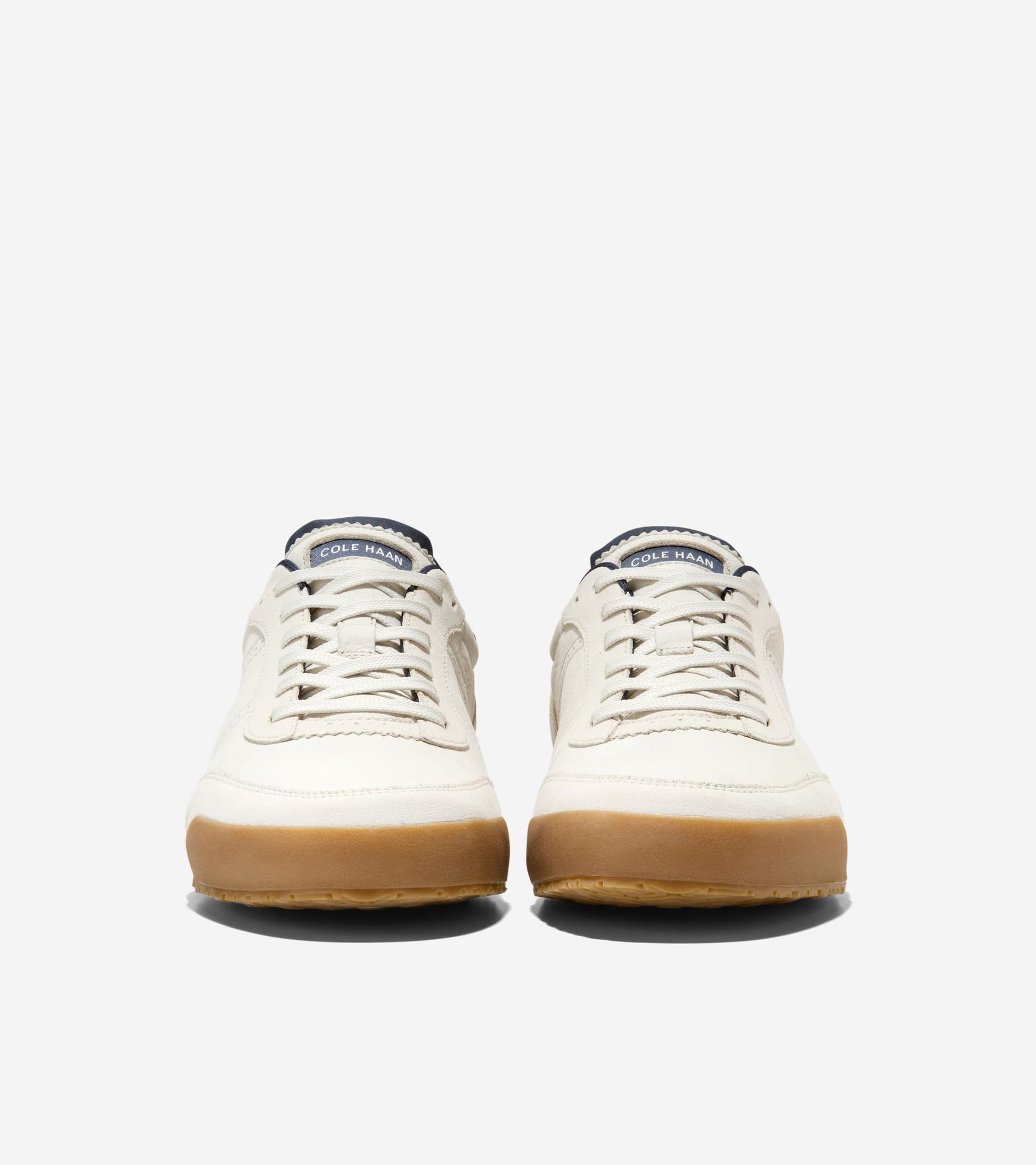 C43724:IVORY NUBUCK / SILVER BIRCH / NAVY BLAZER