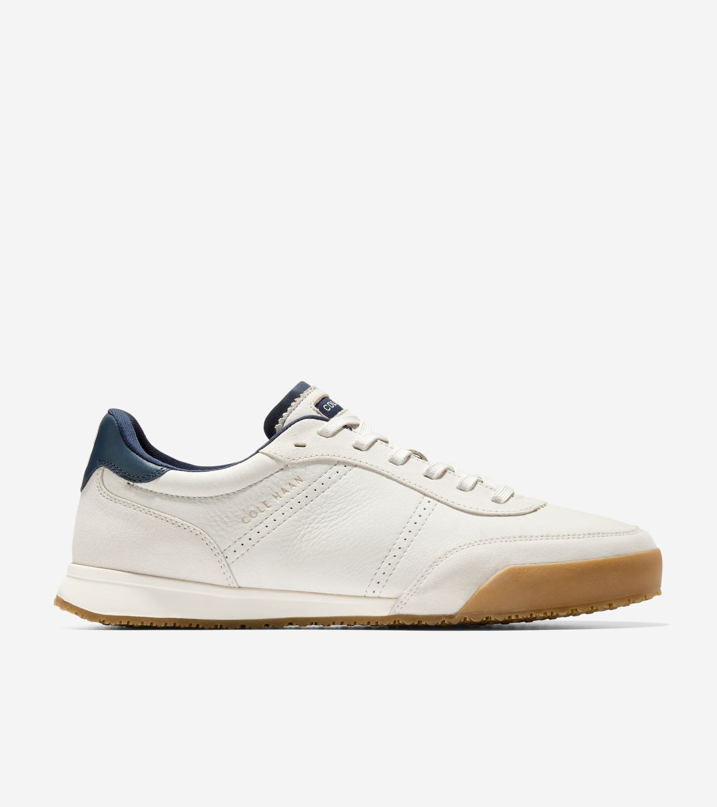 C43724:IVORY NUBUCK / SILVER BIRCH / NAVY BLAZER