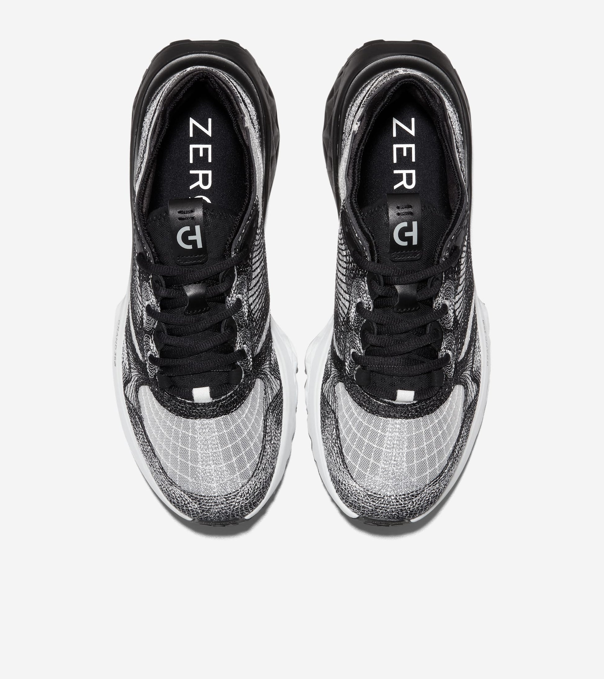 C37360:BLACK/GRAY PINSTRIPE/OPTIC WHITE Tenis Men's 5.ZERØGRAND Embrostitch Running Shoe | Cole Haan Colombia