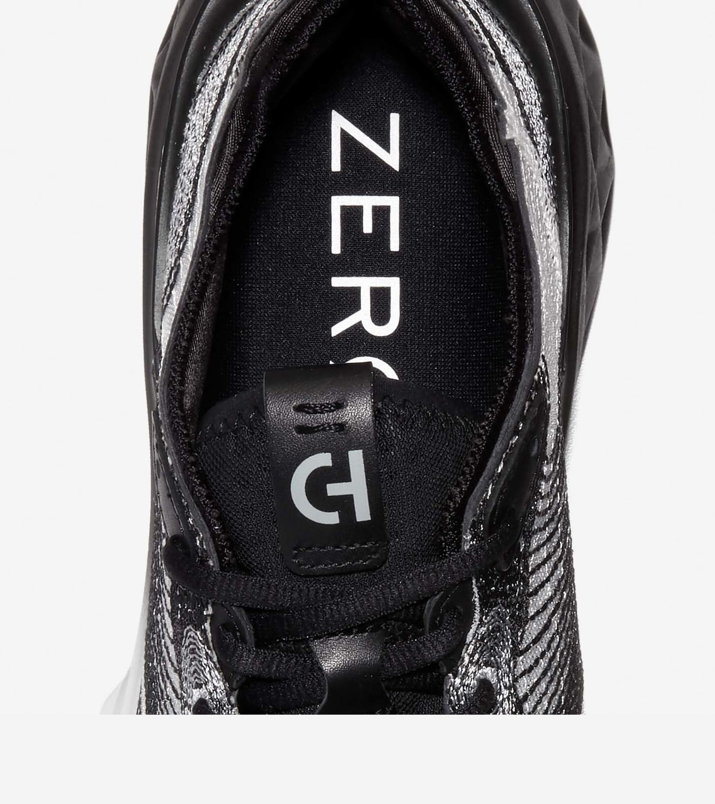 C37360:BLACK/GRAY PINSTRIPE/OPTIC WHITE Tenis Men's 5.ZERØGRAND Embrostitch Running Shoe | Cole Haan Colombia