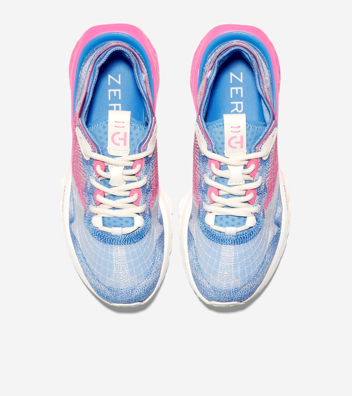 W28357:AZURE BLUE/AZALEA PINK/IVORY Tenis 5.ZERØGRAND Embrostitch Running Shoe Mujer | Cole Haan Colombia