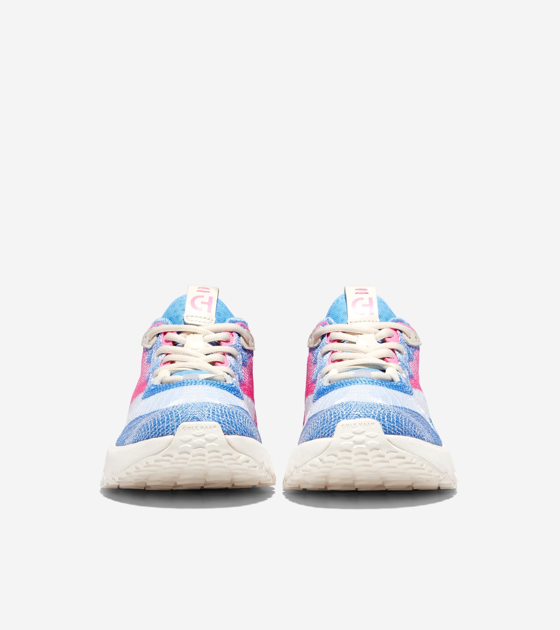 W28357:AZURE BLUE/AZALEA PINK/IVORY Tenis 5.ZERØGRAND Embrostitch Running Shoe Mujer | Cole Haan Colombia