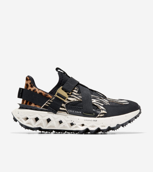 W29921:BLACK/SAFARI PRINT/IVORY